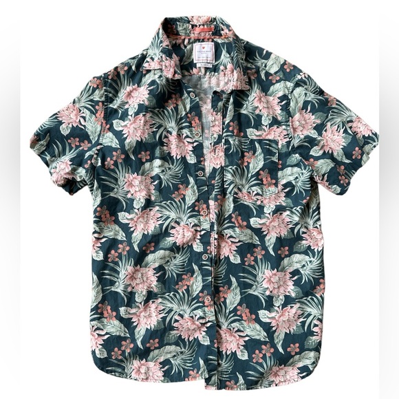 Cactus man tropical short sleeve casual men’s button down large - Picture 3 of 5